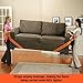 Forearm Forklift 2-Person Lifting and Moving Straps; Lift, Move and Carry Furniture, Appliances, Mattresses or Any Item up to 800 lbs. Safely and Easily Like a Pro, Orange