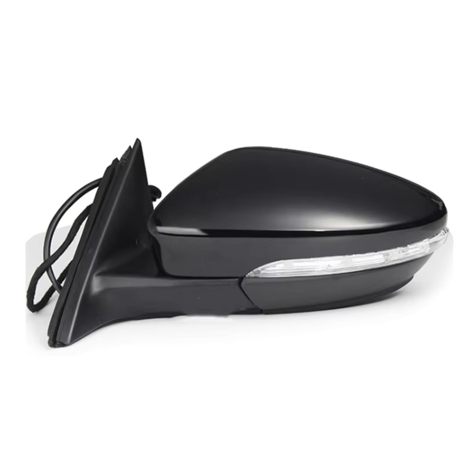 Rétroviseur Extérieur Complet Pour VW Pour Golf 7 MK7 13-17 Clignotants rabattables chauffants électriques automatiques 6 9 13 fils Ensemble rétroviseurs latéraux(13 Wires Black L G)