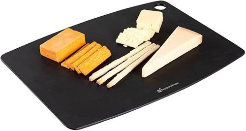 Nature Tek Tabla de cortar de fibra de madera de carbón - 17 14 pulgadas x 12 34 pulgadas - 1 caja