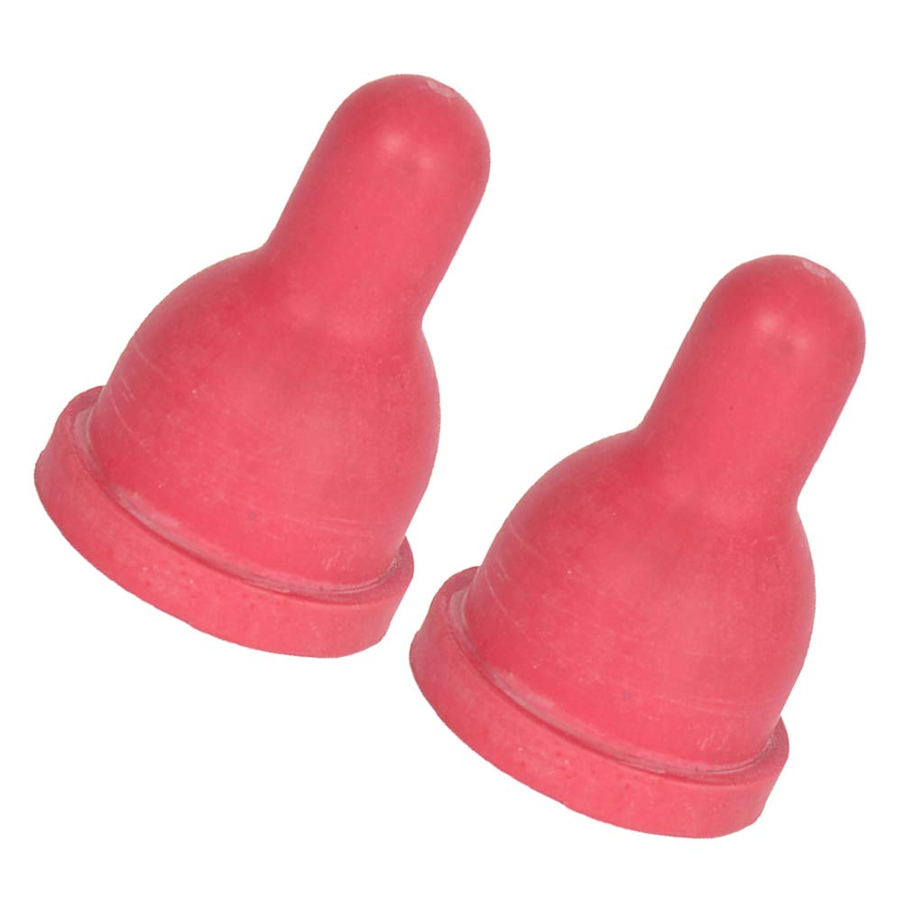 Milageto 2X Bouteille de Lait de Chèvre en Caoutchouc Alimentation Tétine Pression Veau Lait Mamelon de Bouteille
