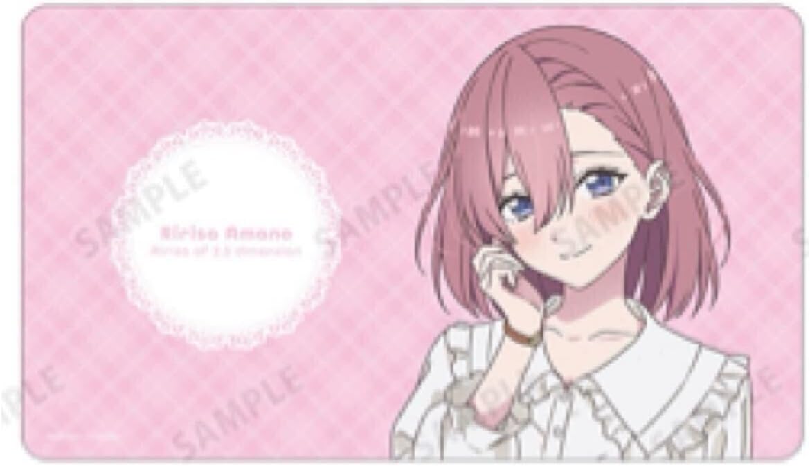 2.5次元の誘惑　にごりり　チェック柄コーデver. マルチデスクマット　美花莉 TVアニメ『2.5次元の誘惑』 - 描き下ろし 橘美花莉 チェック柄