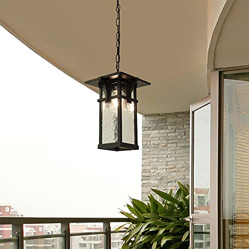 Lumière plafond externe suspendu luminaire étanche E27 NAMFHZW lanterne de jardin