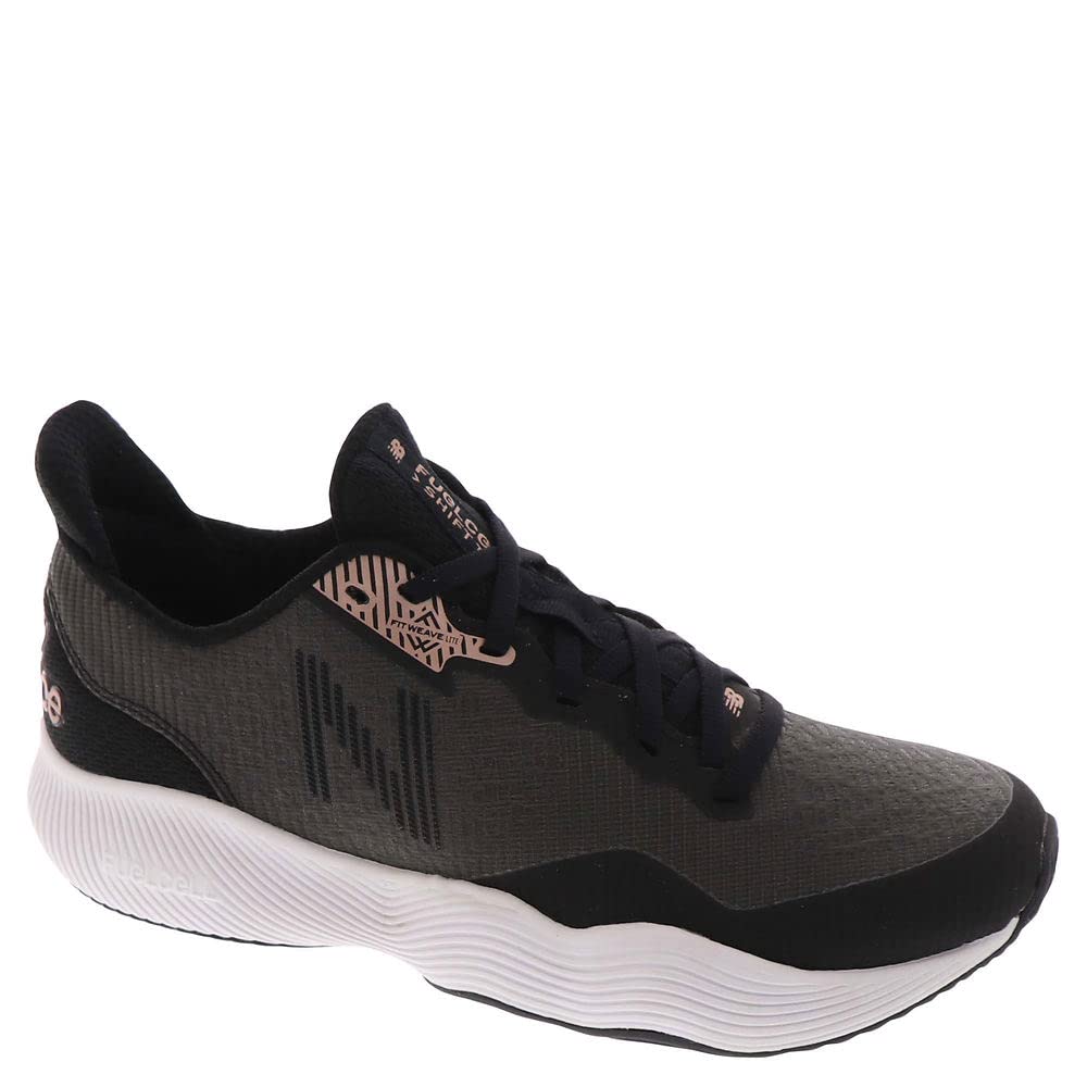 New Balance Women's FuelCell Shift Tr V1 Cross Trainer, Black/Rose Gold Metallic, 9