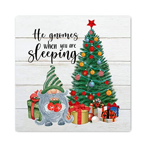 Panneau imprimé en bois avec finition soignée pour Noël