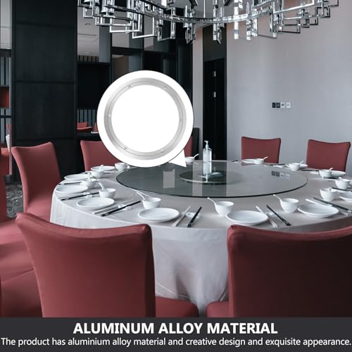 Palier de plateau tournant en alliage d'aluminium de haute précision et surface lisse