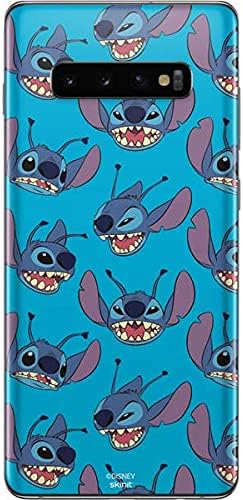 Skinit Decal Phone Skin Compatible with Galaxy S10 Plus - Officially Licensed Disney Lilo and Stitch Pattern Design