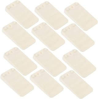 DOITOOL Clear Plastic Wedges 30pcs Furniture Shims Plastic Leveling Shims Table Sofa Leveling Shims Door Stop Toilet Leveling Shims