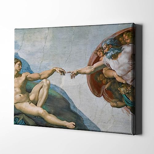 La création d'Adam Michelangelo pour mur vide déco salon giclée M
