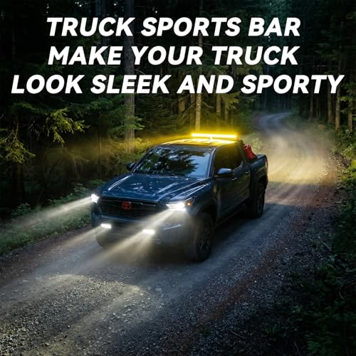 Image of Adjustable Sport Roll Bar | Compatible with Mid-Size Trucks Tacoma, Ranger, Colorado, Canyon, Frontier | No Drilling Installation | Three Installation Methods (MiD)