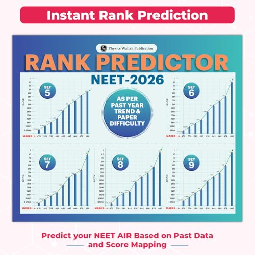 Image of PW NTA 15 NEET Rankers Test Series 2026 | Expert Verified & Curated | 15 NEET-Like Test Booklets, 15 OMR Sheets, Solution Booklet, Rank Predictor & Statewise Cutoff Guide | Neet Test Series 2026