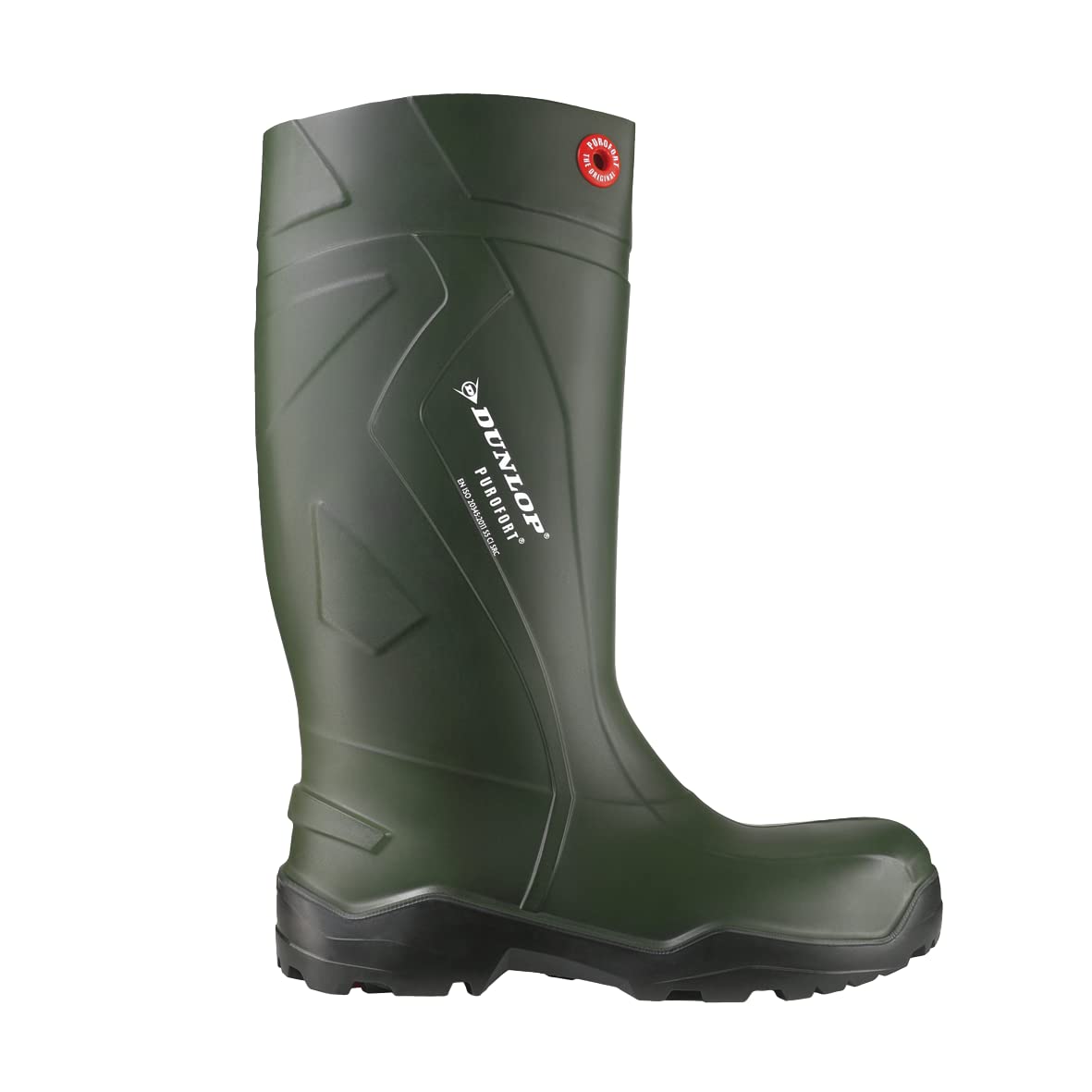 DUNLOP Unisex C762041Sicherheits-Gummistiefel, Schwarz