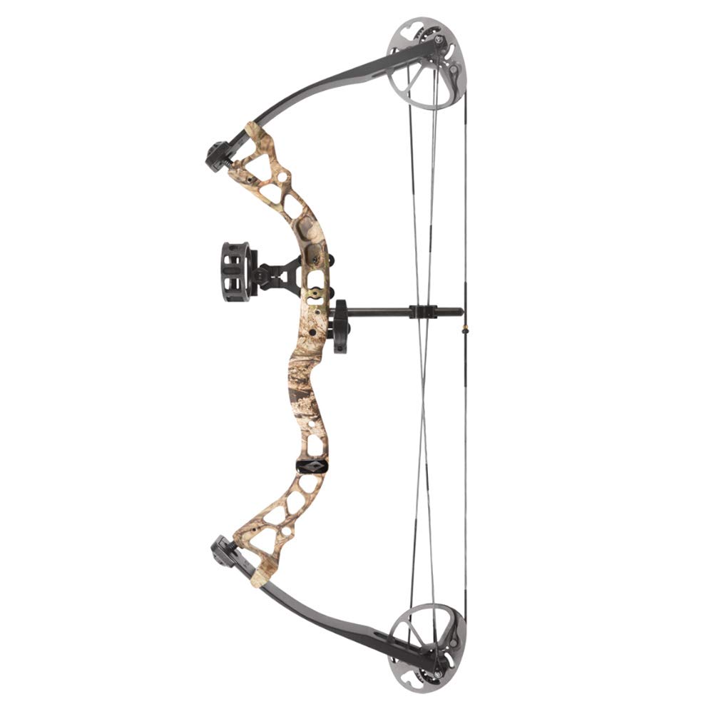 DIAMOND ARCHERY Youth Atomic Bow - Fully Adjustable Equipped Durable Compound Bow | 6-29 LBS Draw Weight | 12"-24" Draw Length | 191 FPS