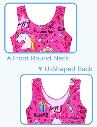 Image of Snowheart Girls Bathing Suit Toddler Swimsuit Girl Hawaiian Floral Ruffle One-Piece Breathable Swimwear 4-10T