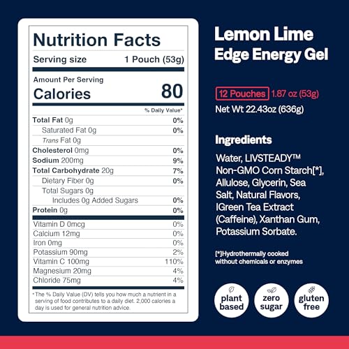 Image of UCAN Edge Energy Gel Shots, Cherry + Electrolyte (12, 2 Ounce Packets) for Running, Training, Workouts, Fitness, Cycling, Crossfit | Sugar-Free, Vegan, & Keto Friendly Energy