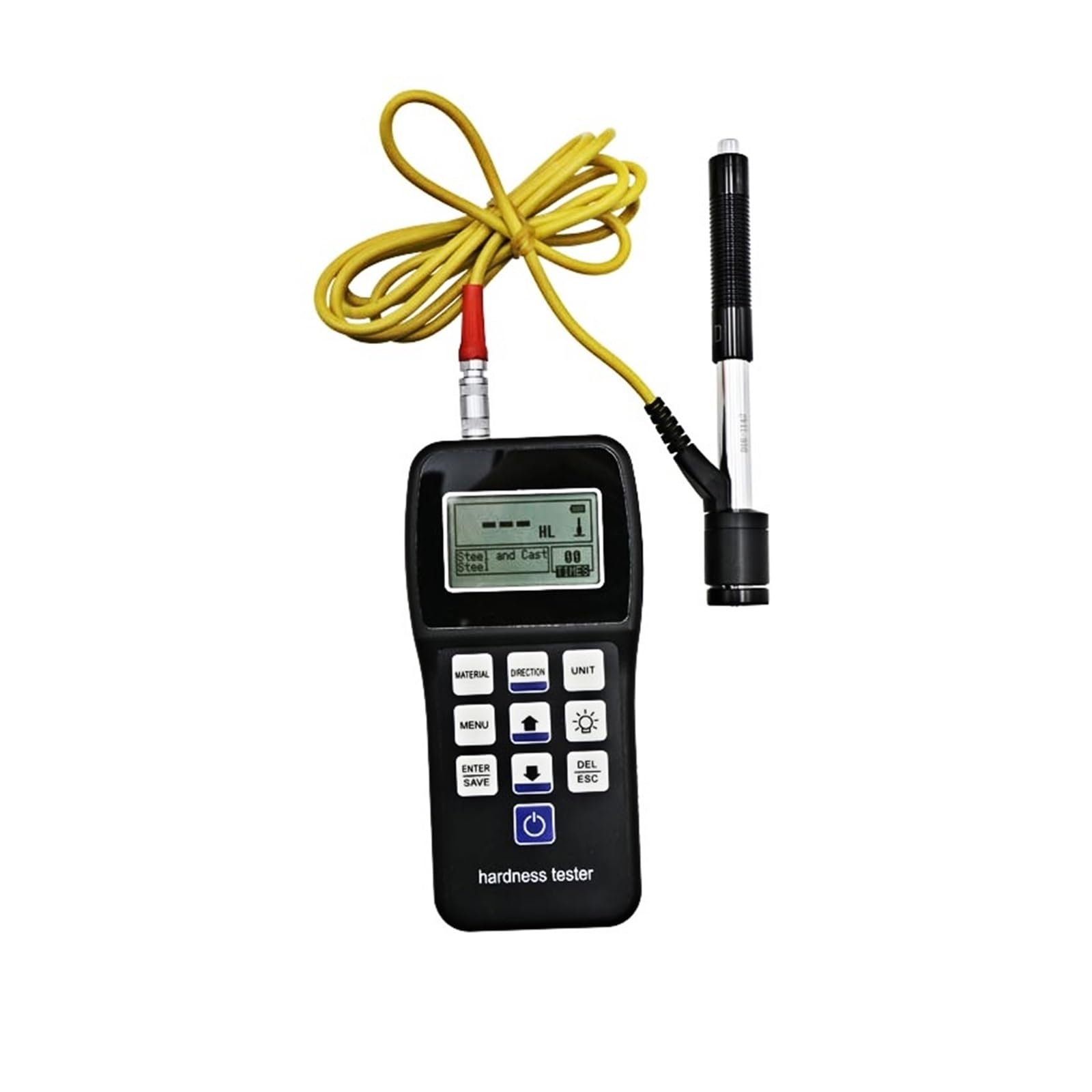 Mthckxjbsuz One Color Hardness Tester, Portable Rebound Leeb Hardness Tester Durometer For Metal Steel With Back Light Sl-140