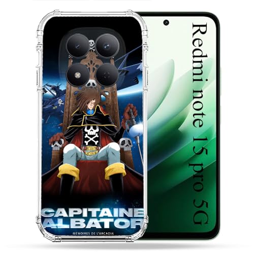 Coque Redmi Note 15 Pro 5G Albator premium renforcée manga