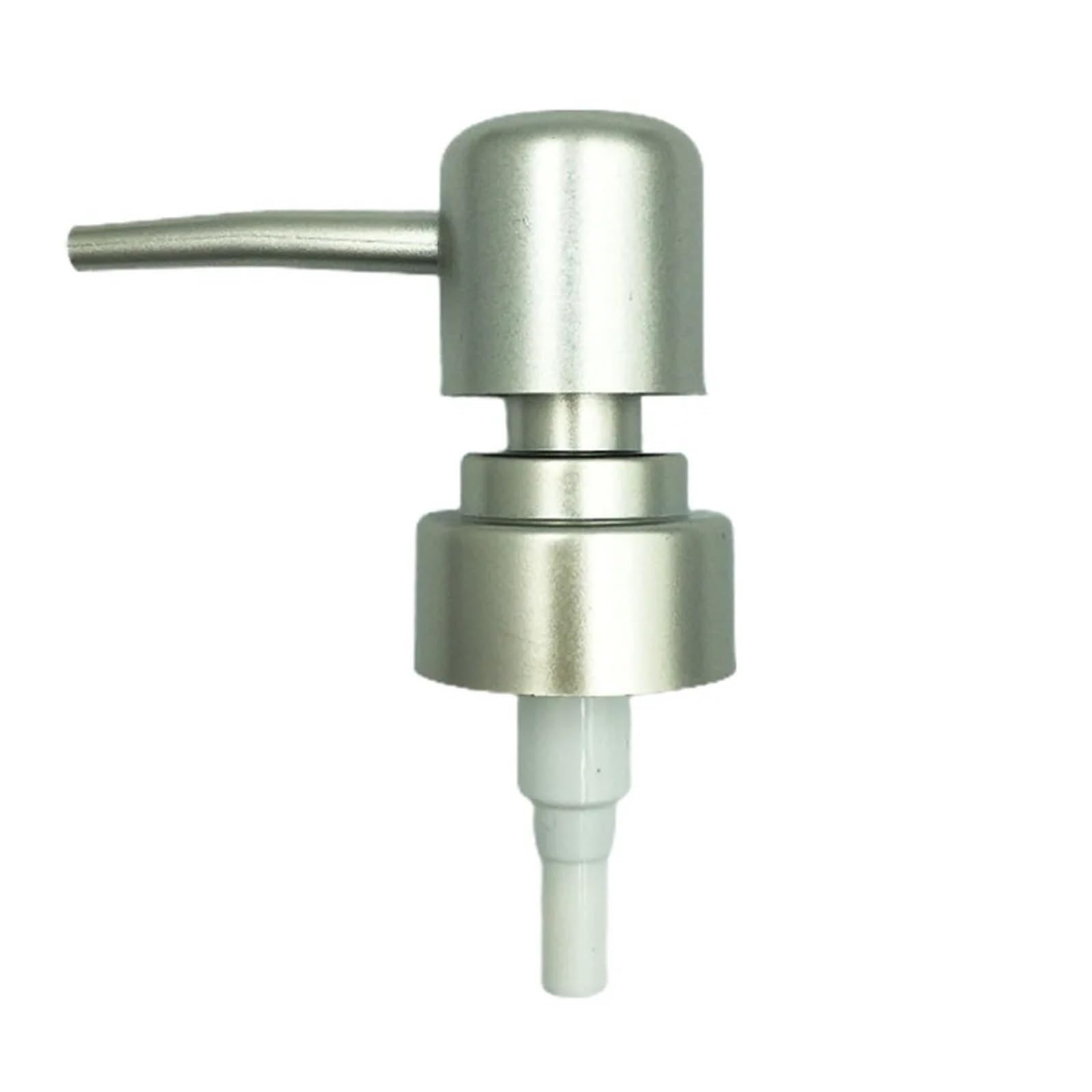 Soap Dispenser Pump Head, Replacement Nozzle for Soap Shampoo Bottle(Pearl Nickel)