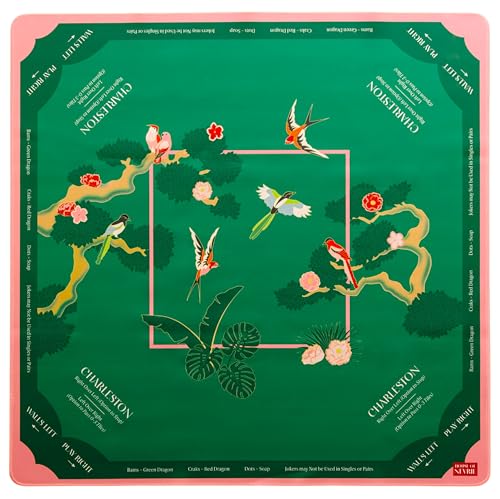 Mahjong Mat 33x33 con bolsa y reglas miniatura 2