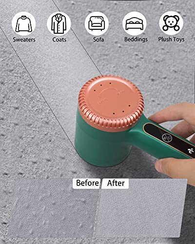 Electric Fabric Shaver Lint Remover Lint Shaver Sweater Shaver With 3-Speeds For Clothes Furniture Couch Blanket Bleddings & Rgb Digital Calendar Alarm Clock With 3 Alarms Temperature Week #TOP2