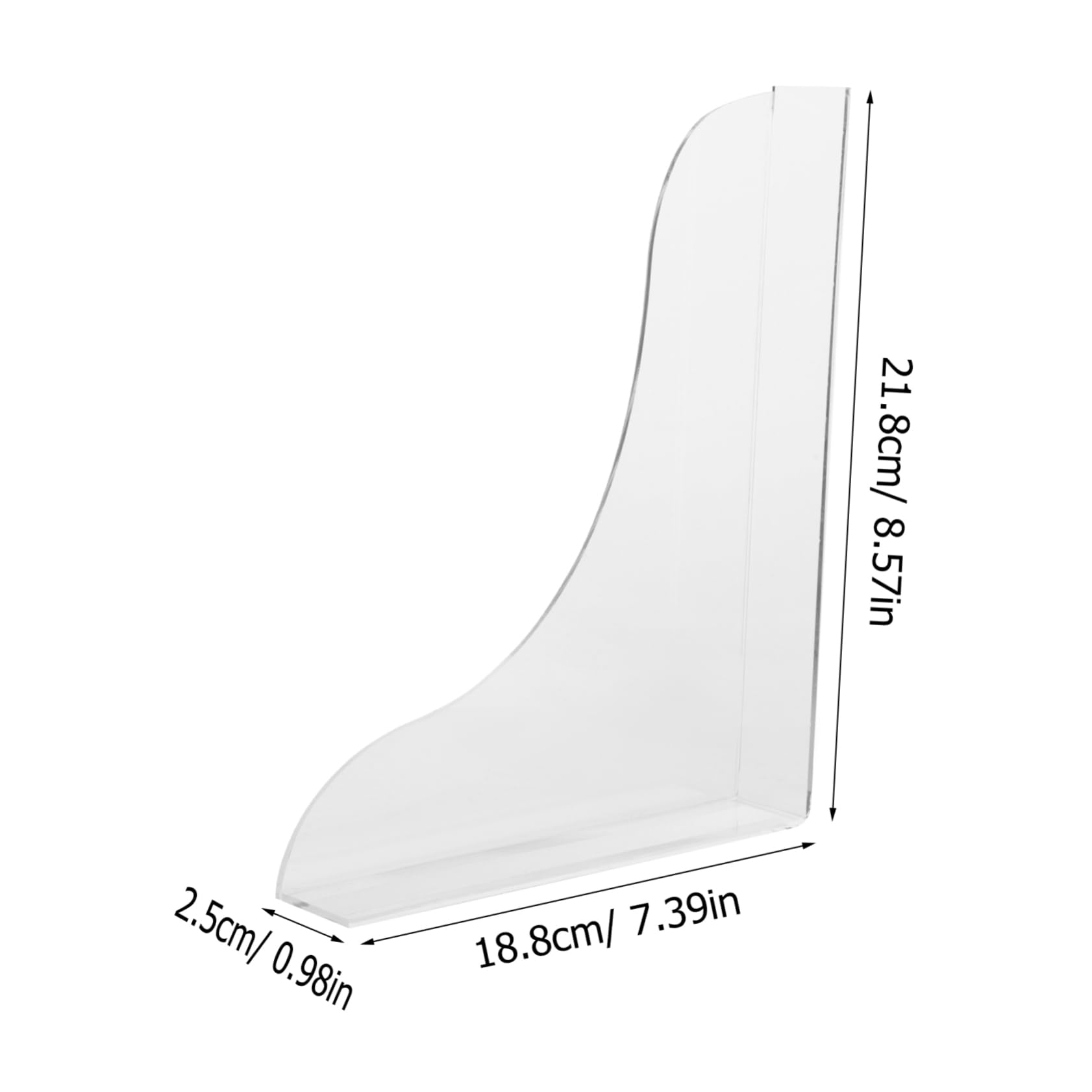 Garneck 2Pcs Clear Bathtub Splash Guards Water Barrier for Shower and Wash Basin Easy Install Self Adhesive Design Tub Corner Protection