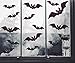 UMIPUBO Halloween Pegatinas de Ventana Murciélagos Pegatinas Realista Halloween Decoración Pared Pegatinas Props (A)