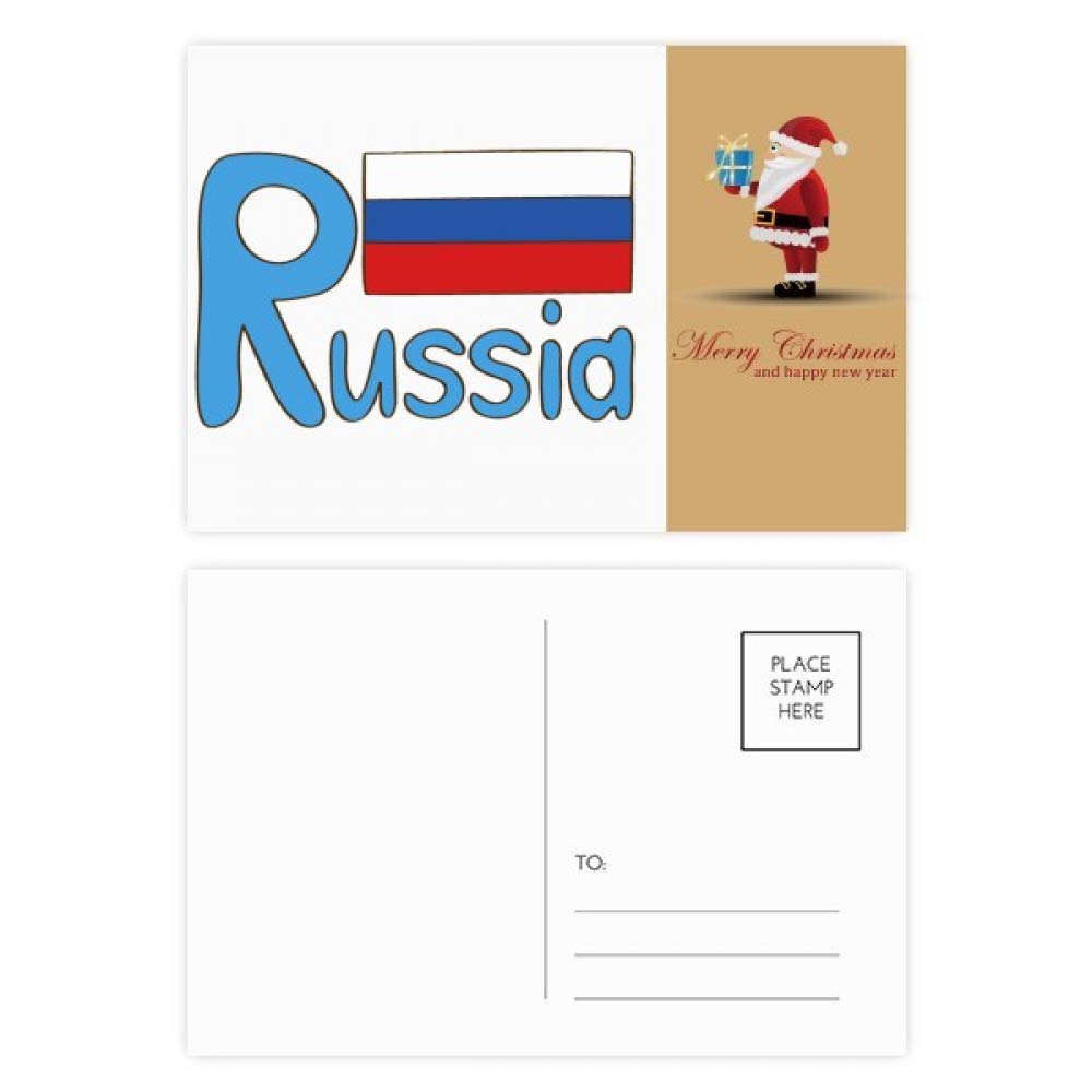 Carte postale drapeau russe bleu lot de 20 correspondance correspondance