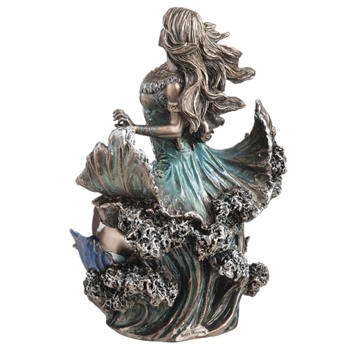 Estatua Veronese Design Sedna Diosa Inuit del Mar Bronce 8.5 pulg miniatura 5