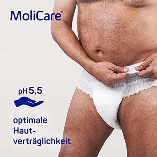 MoliCare Premium Mobile Einweghose: Diskrete Anwendung bei Inkontinenz für Frauen und Männer; 10 Tropfen, Gr. XL (130-170 cm Hüftumfang), 14 Stück