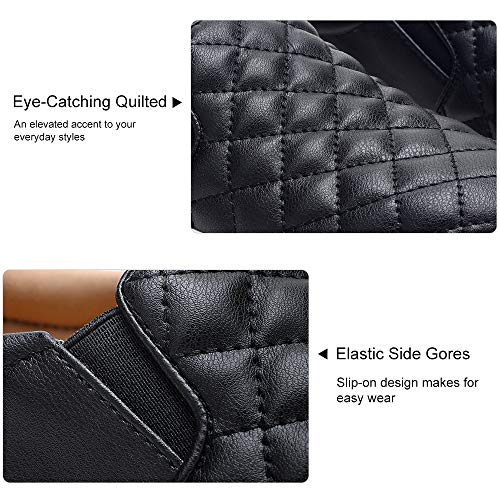 STQ Loafers for Women Memory Foam Slip On Sneakers Comfort Fall Shoes - Image 4