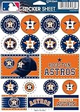 MLB Houston Astros Vinyl Sticker Sheet, 5" x 7"