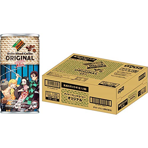 (鬼滅の刃コラボ)ダイドーブレンド ダイドーブレンドコーヒーオリジナル 185g×30本