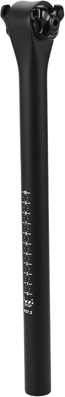 Tijă de șa din carbon INFINAUTO 27.2x350 mm, negru mat, ușoară, pentru bicicletă