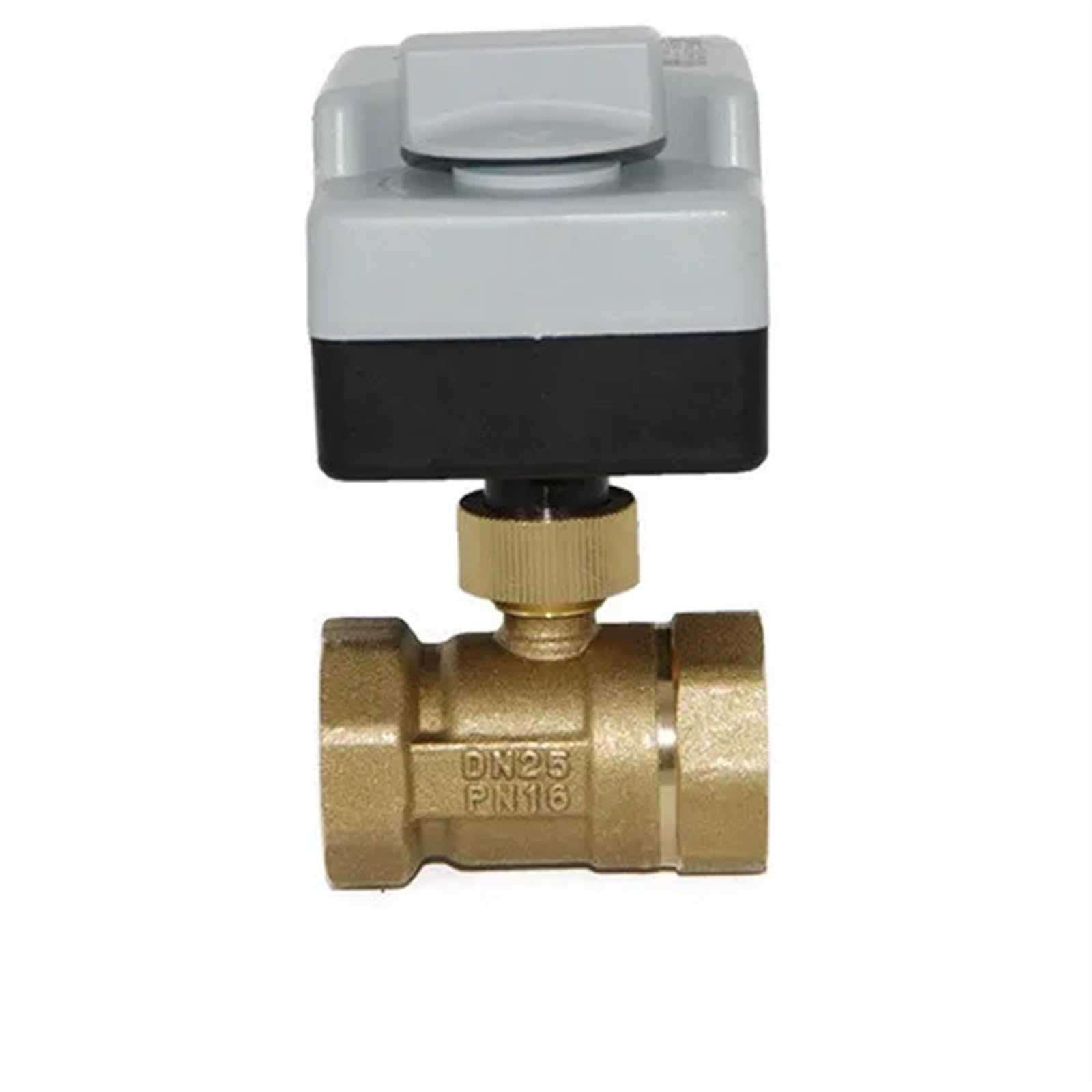 QRUYHBAJU Electric water flow switch Ball 3 one way bouchon Valve Two-way Three-wire Two-control AC220V Internal Thread Spike hvac tools(2way DN15)
