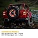 OFFROAD GAMERS Spare Tire Brake Light for Wrangler JL JLU Accessories Third Brake Light Red Wheel Light LED Ring Compatible With 2007-2018 Wrangler JK/JKU & 2018-2024 JL/JLU