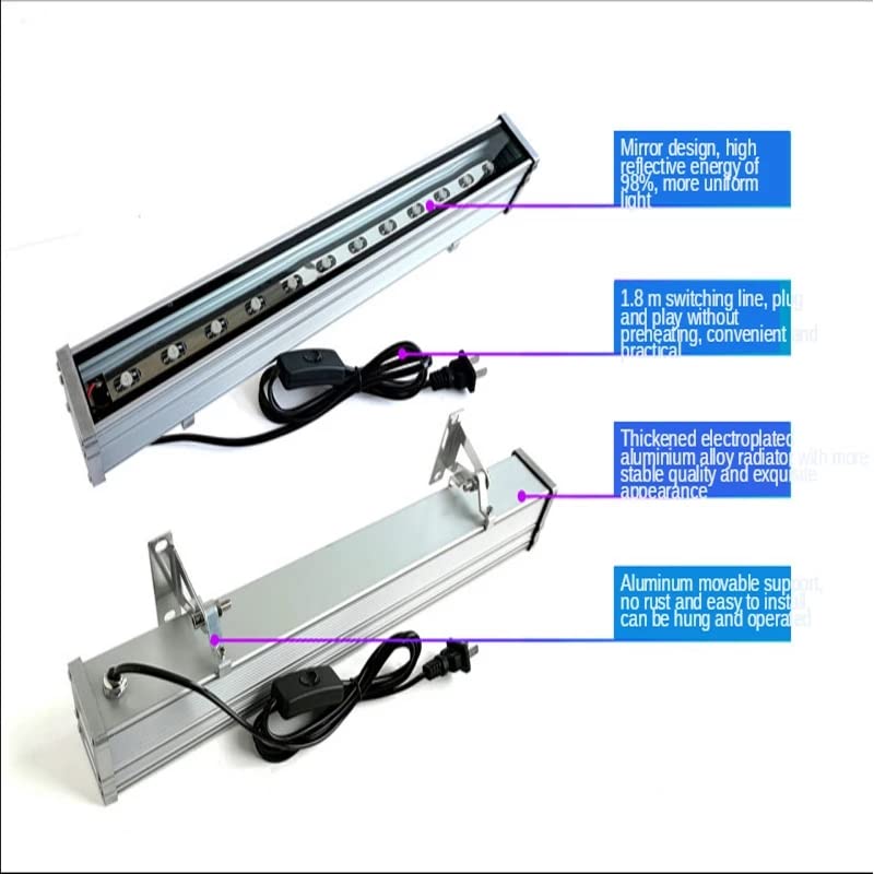 Long Strip Double-Row UV Curing lamp UV lamp line Light Source UV Glue Green Oil Flexible Exposure lamp Fluorescent lamp(395nm,720W)