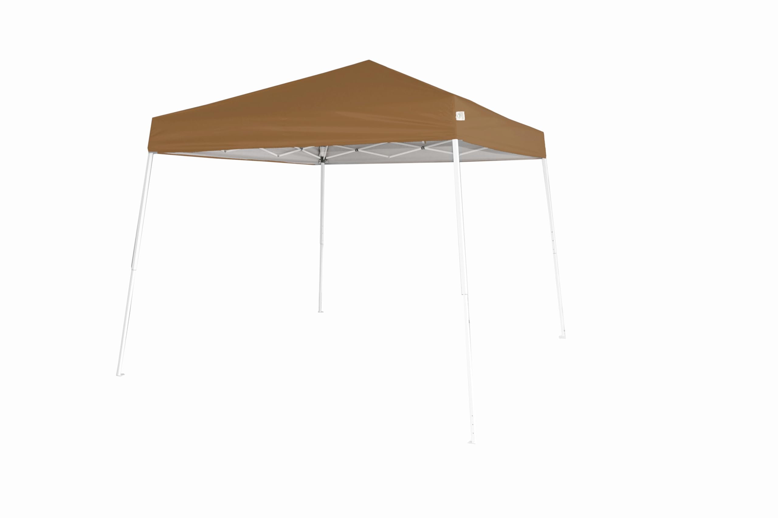 Impact Canopy Portable 10x10 Pop Up Q-Shade High Performance Lightweight Outdoor Canopy KIT - Easy Set Up - with Carry Bag, Khaki