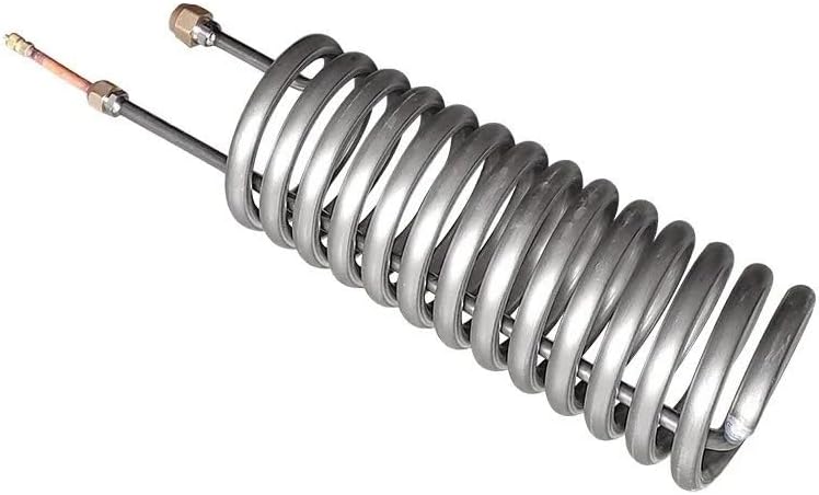 Titanium tube evaporator, straight titanium tube heat exchanger. 1-5HP chiller seafood fresh water fish tank heat exchanger.(1HP)