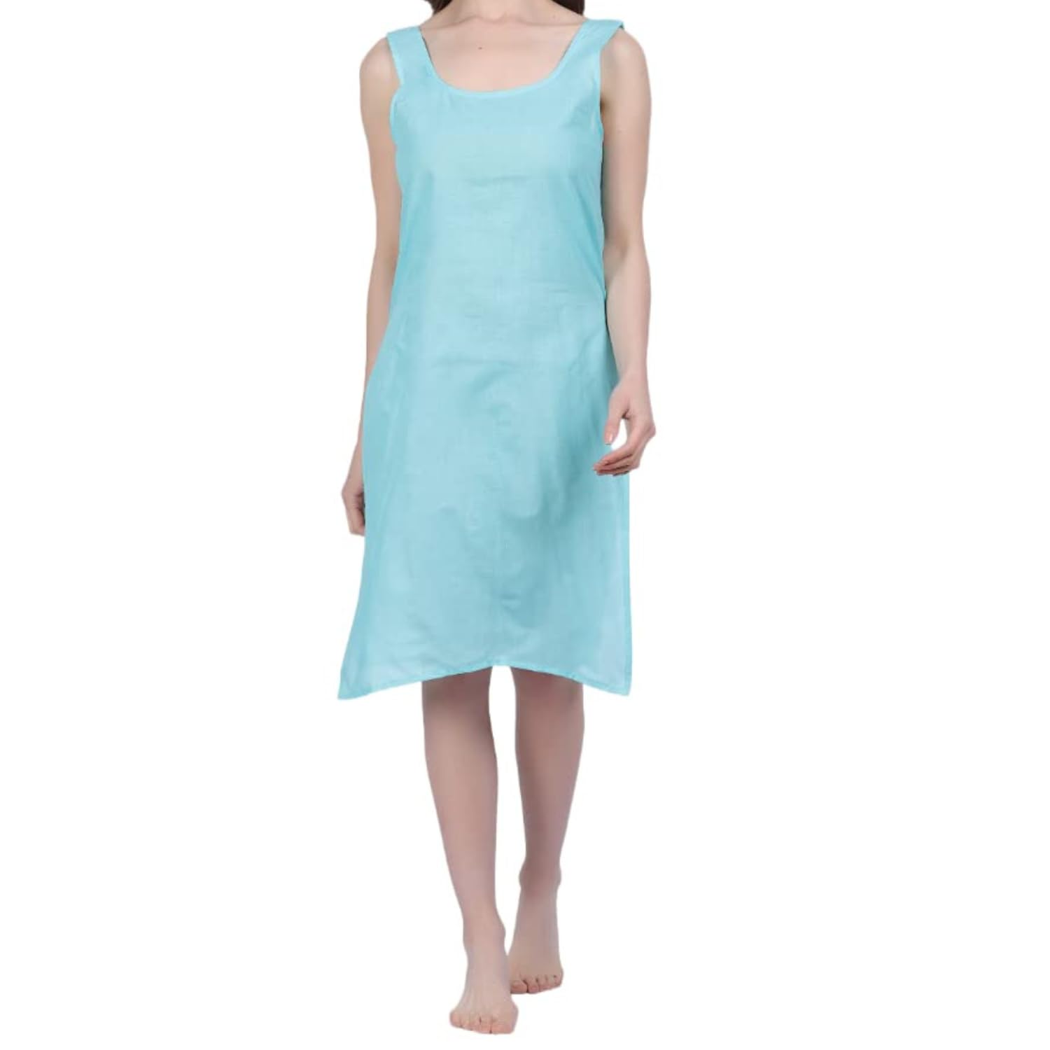 Cotton Rich Camisole Slip for Women| Long Kurti Slip/Suit/Camisole Slip Knee Length ''(Color-Baby Pink)-picture-50