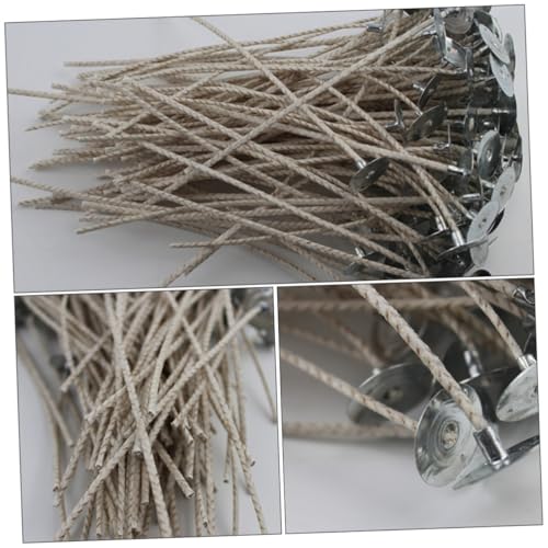 Artibetter 200 piezas de mechas de algodón para velas miniatura 3