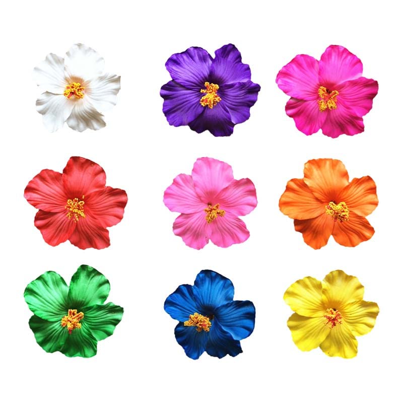 Amazon.co.jp: Yavoluy お花クリップ お花 ヘアピン 花髪クリップ 9個 