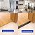 LIVCHLOE Threshold Ramps for Doorways, Aluminum Floor Transition Strip 36 Inch Flooring Transitions, Threshold Reducer Strips for Wood Floors/Tile/Wheelchair(Black)