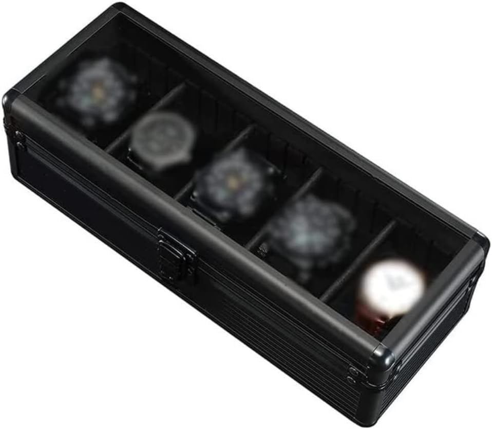 Le cadeau idéal : boîte rangement hommes vitrine YZCIS montre en verre clair