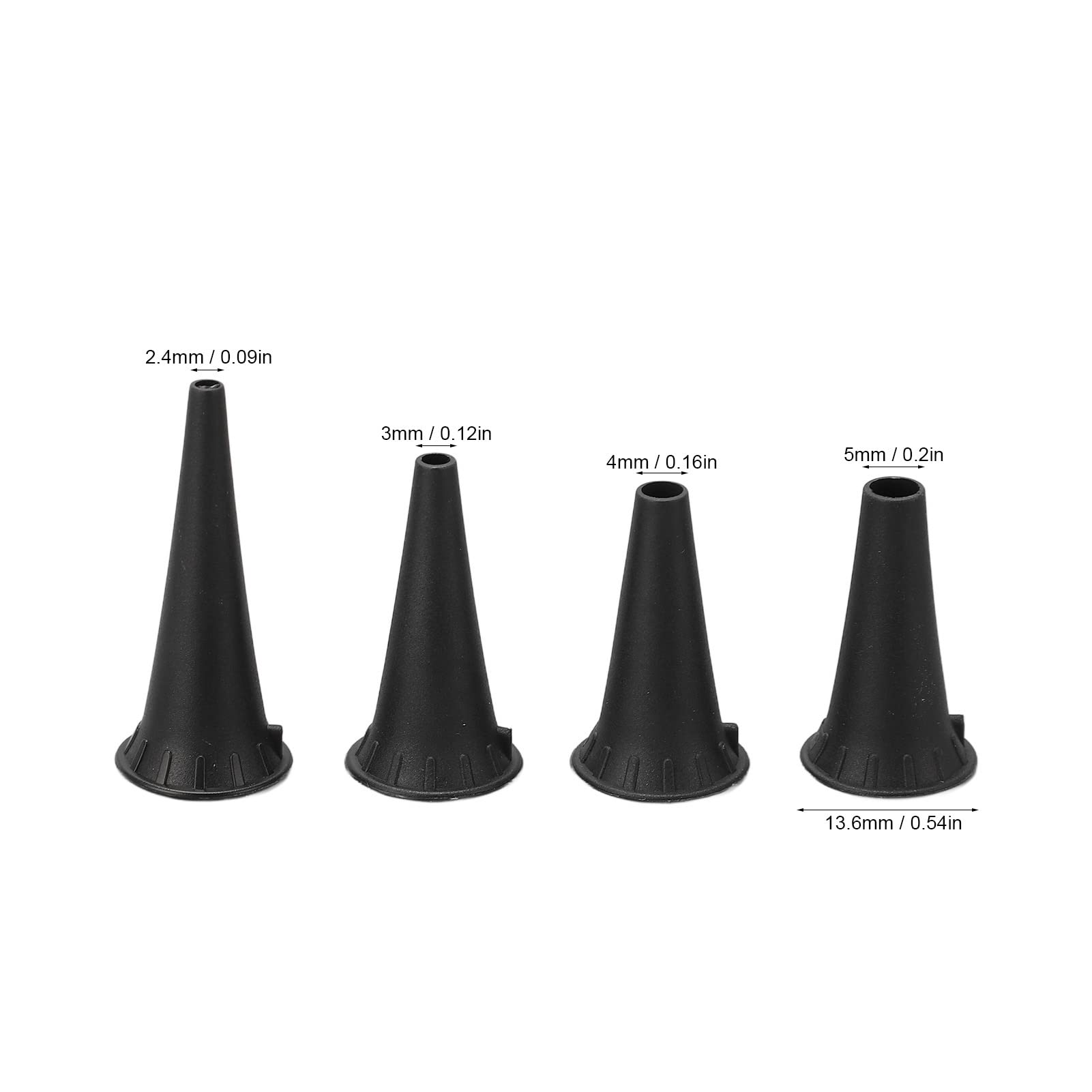 Otoscopio wireless per orecchio da 1 MP con risoluzione 1280 x 720 con connessione WiFi - Messa a fuoco regolabile e sorgente luminosa a LED a bassa temperatura per la rimozione