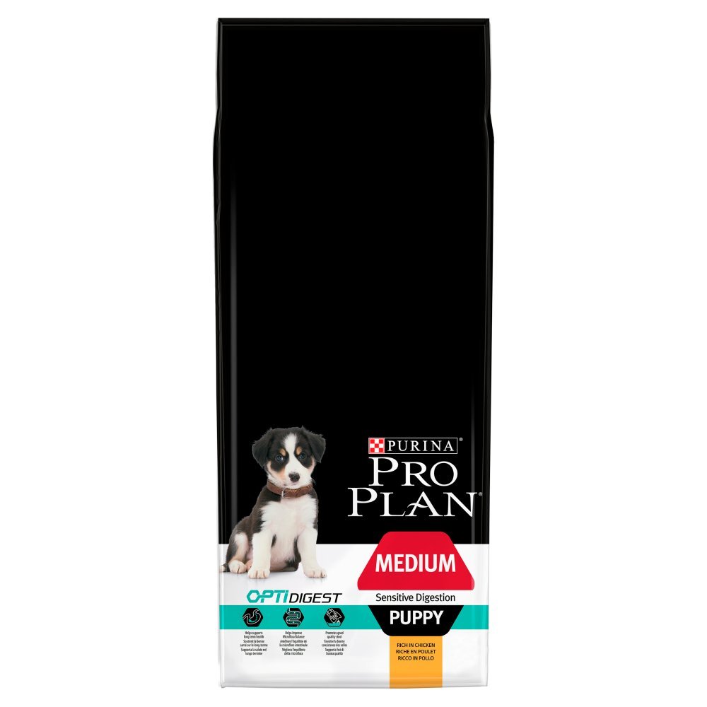 Purina ProPlan Medium Puppy Digest pienso para perro cachorro Pollo 12 Kg