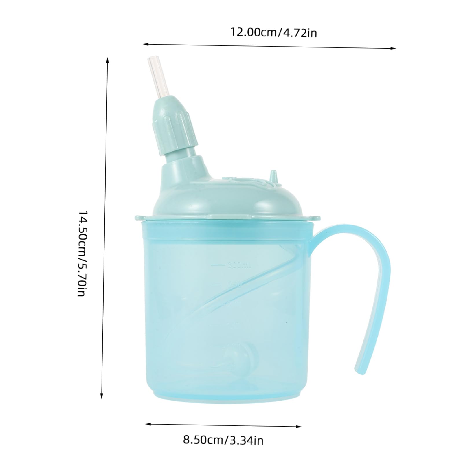FOMIYES Drinking Cup for Elderly Adult Sippy Cup Straw for Incontinent Leakproof Design