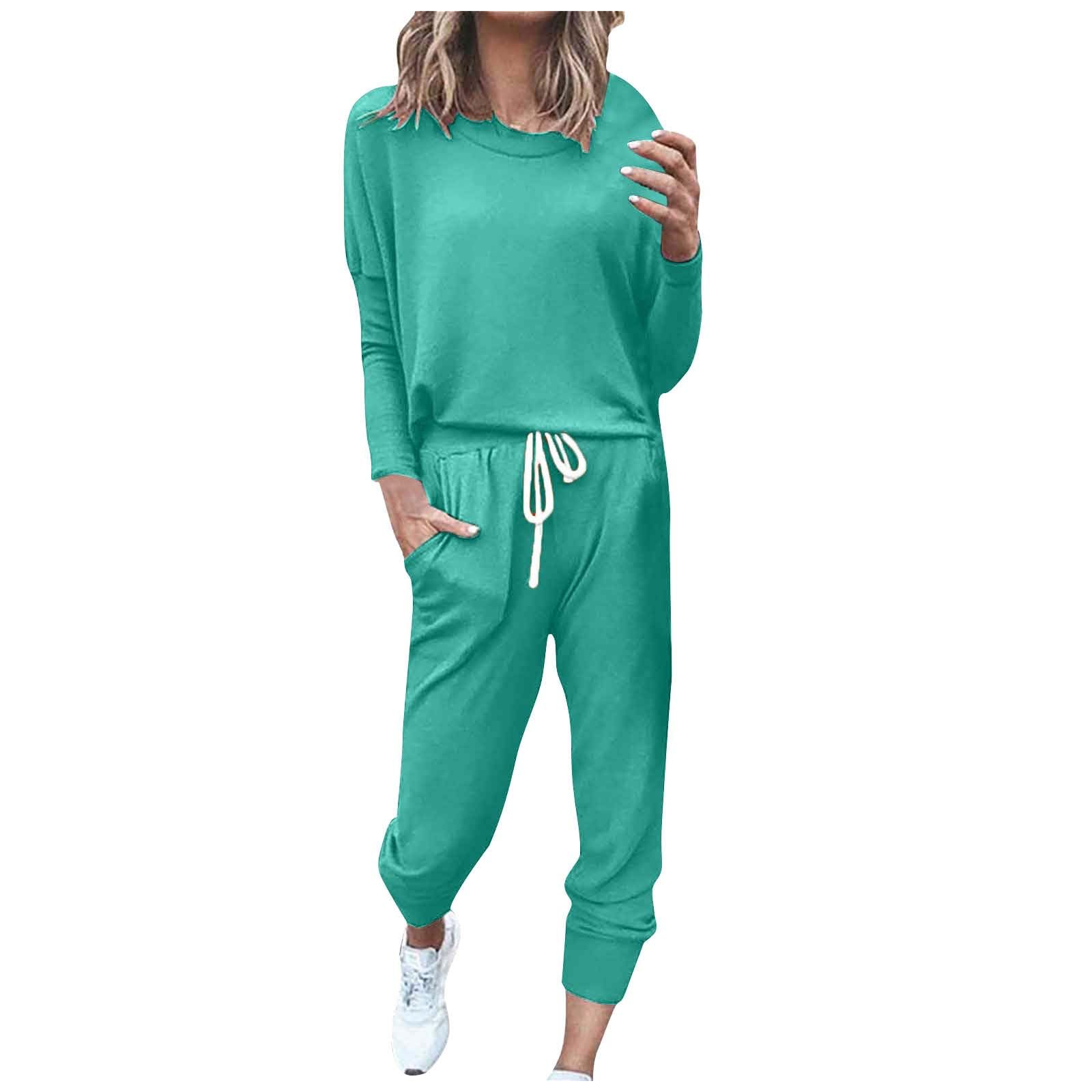 Survêtement 2 pièces pour femmes, tenue printanière, manches longues, sweatshirts et pantalons de survêtement, ensemble de jogging 2025