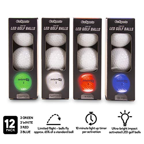 GoSports Light Up LED Golf Balls