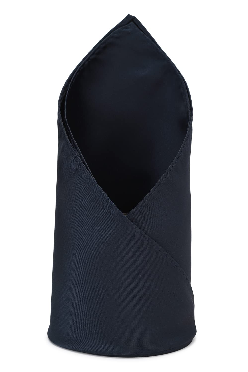 peter england Men Cotton Black Solid Formal Pocket Square, Free Size-picture-11