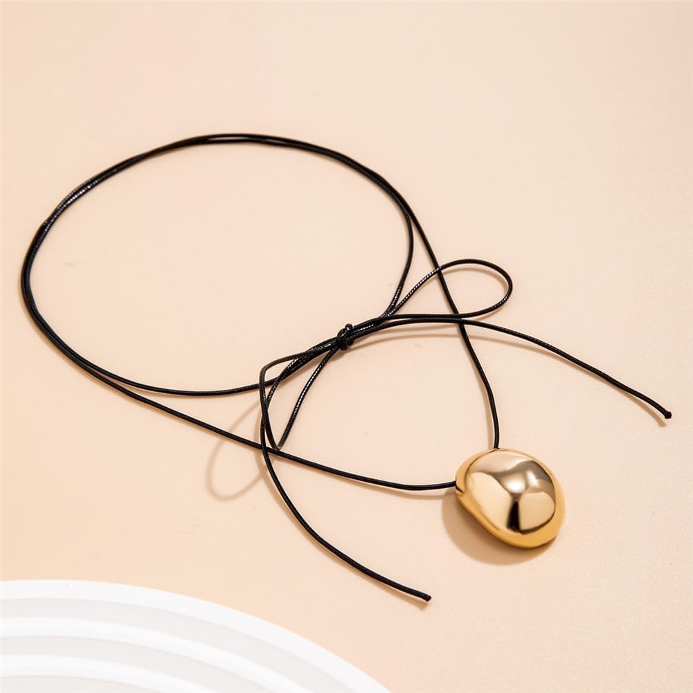Double Layer Heart Pendant Necklace Gold Silver Plated Chunky Heart Necklace Choker for Women Prom Necklace Jewelry Gift