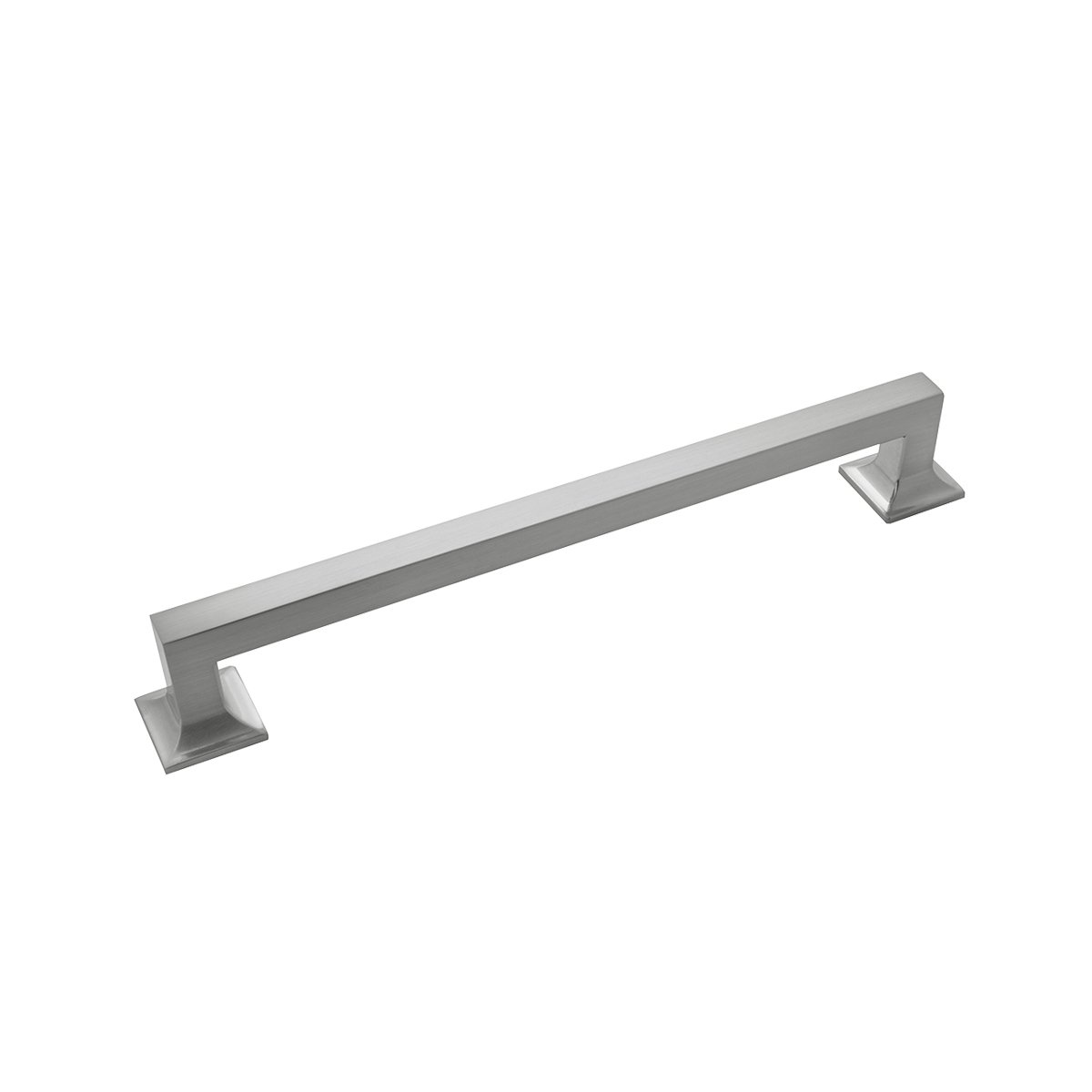 Poignée de meuble 224 mm Studio tirage nickel satiné Hickory Hardware P3026